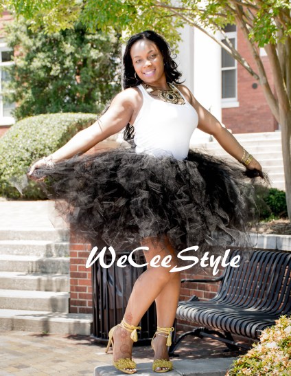 We Cee Style Black Tutu Tulle Skirt (2)