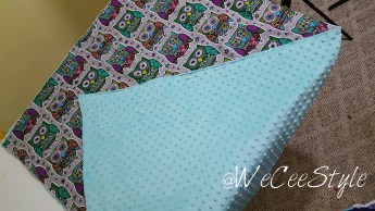 We Cee Style Owl Print Baby Blanket