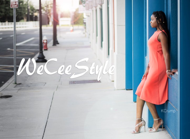 We Cee Style Coral A-line Knee length tiered dress (2)